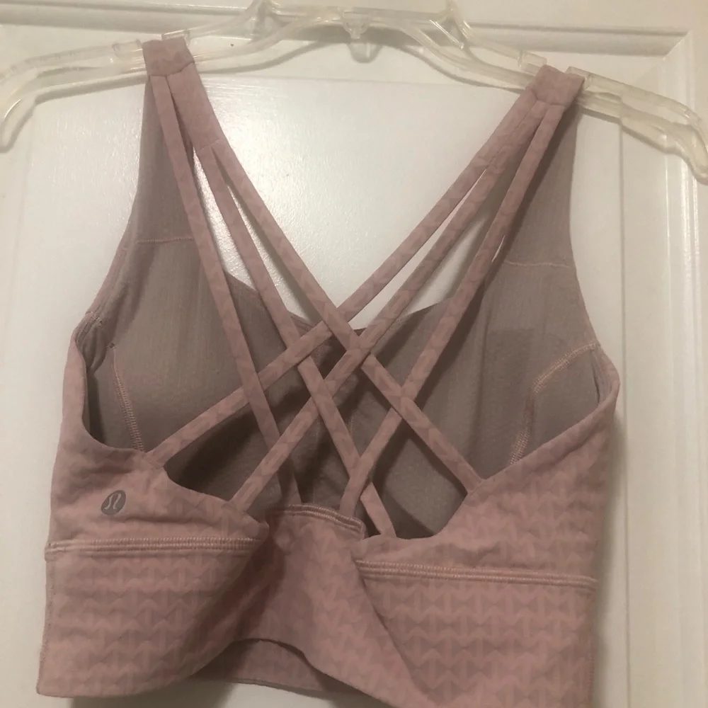 lululemon athletica Pink Double-Strap Sports Bra Size 6